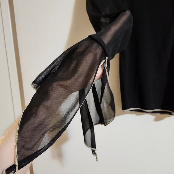 Vintage Amazing Gothic Renaissance Top - Picture 3 of 6